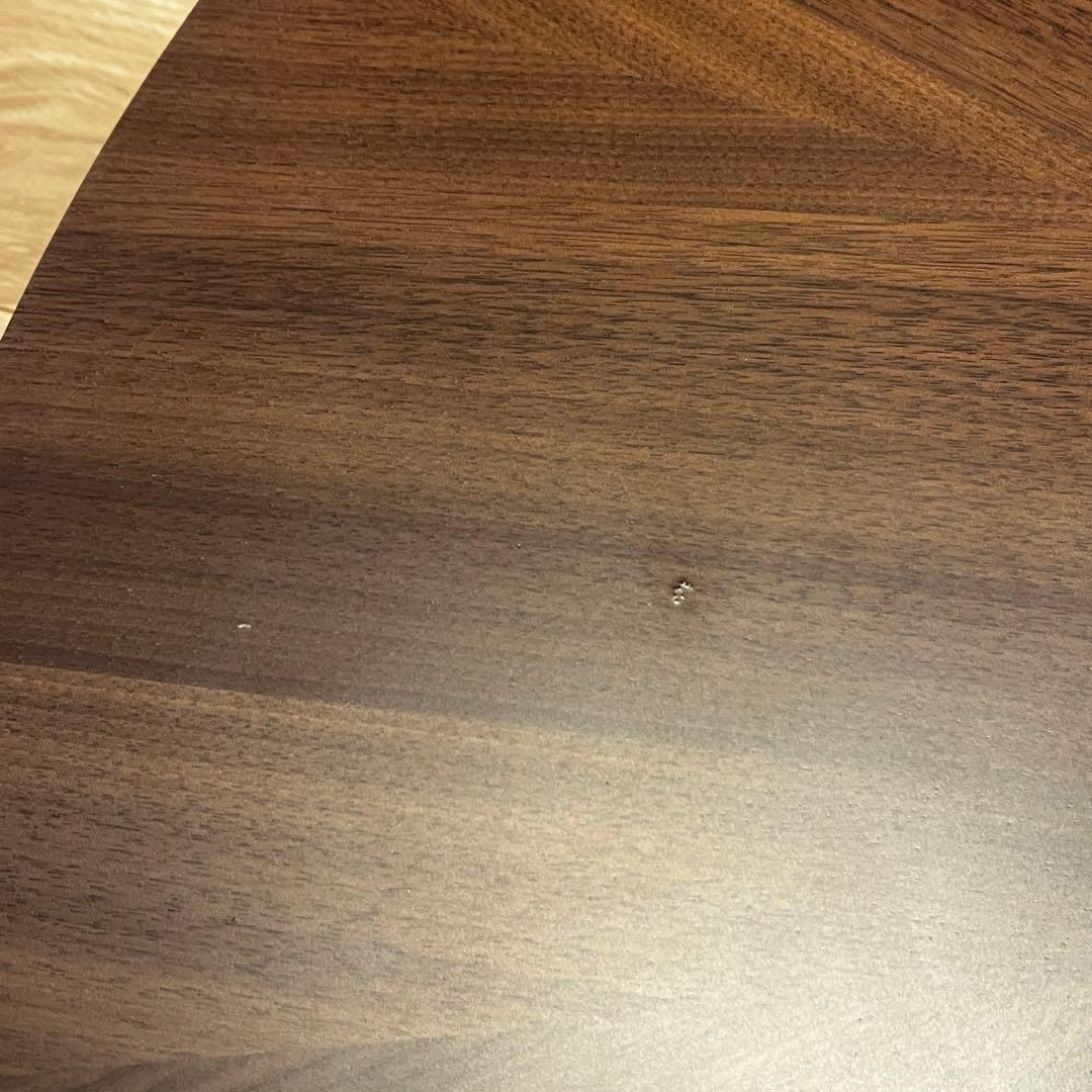 円卓　直径90cm テーブル　ウォールナット