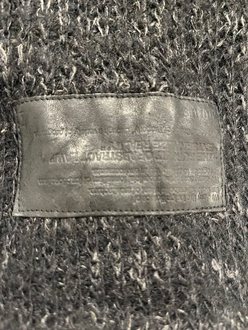 ブラックニットネックウォーマー　ユリウス