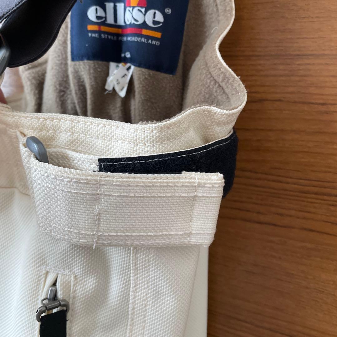 ellesse チェック柄 フード付きスキーウェア上下