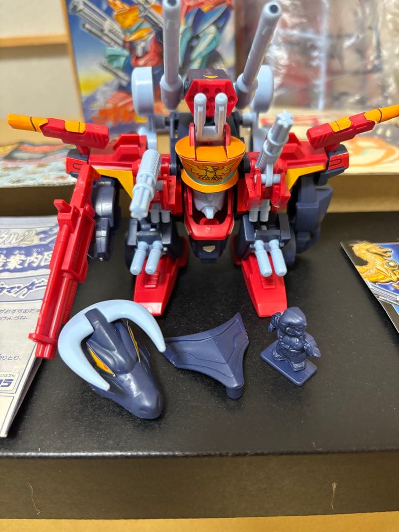 【当時物】タカラ魔神英雄伝ワタル2No.05 「キングコマンダー」 箱説カード付