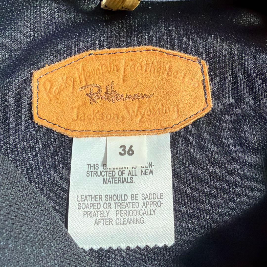 RockyMountainFeatherbed×RonHerman レザーヨーク