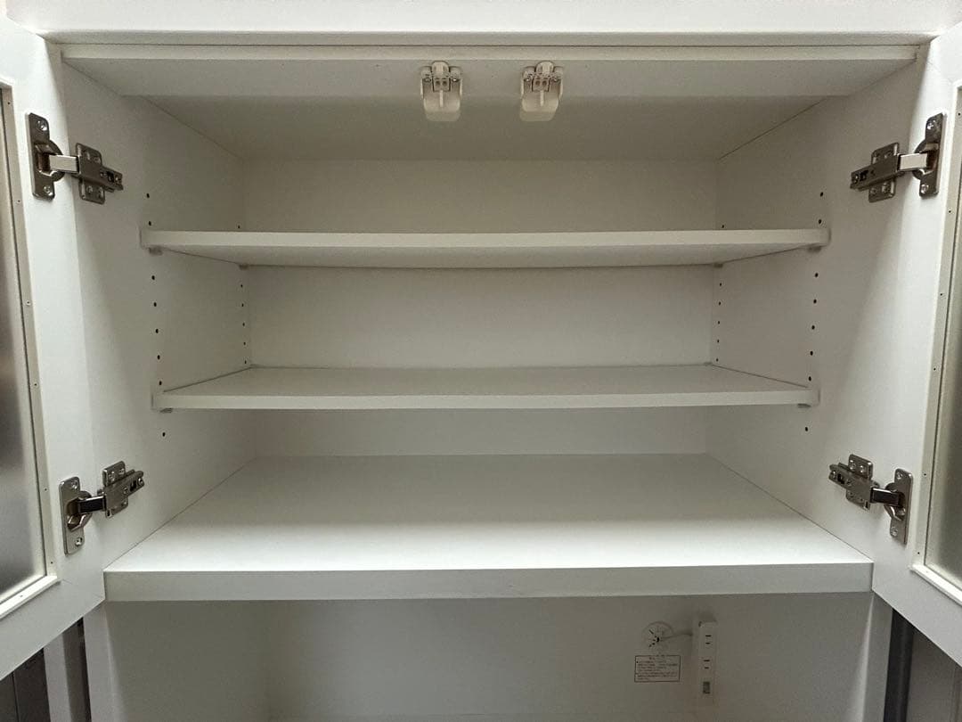 【特価】ニトリ　食器棚　キッチンボード(コパン 80KB WH)