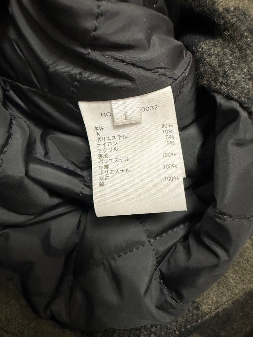 ロンハーマンRHCウールチェックCPOシャツジャケットL