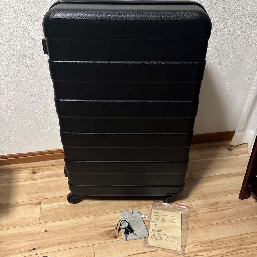無印良品　キャリーケース　56L 黒　美品寄り　最安値
