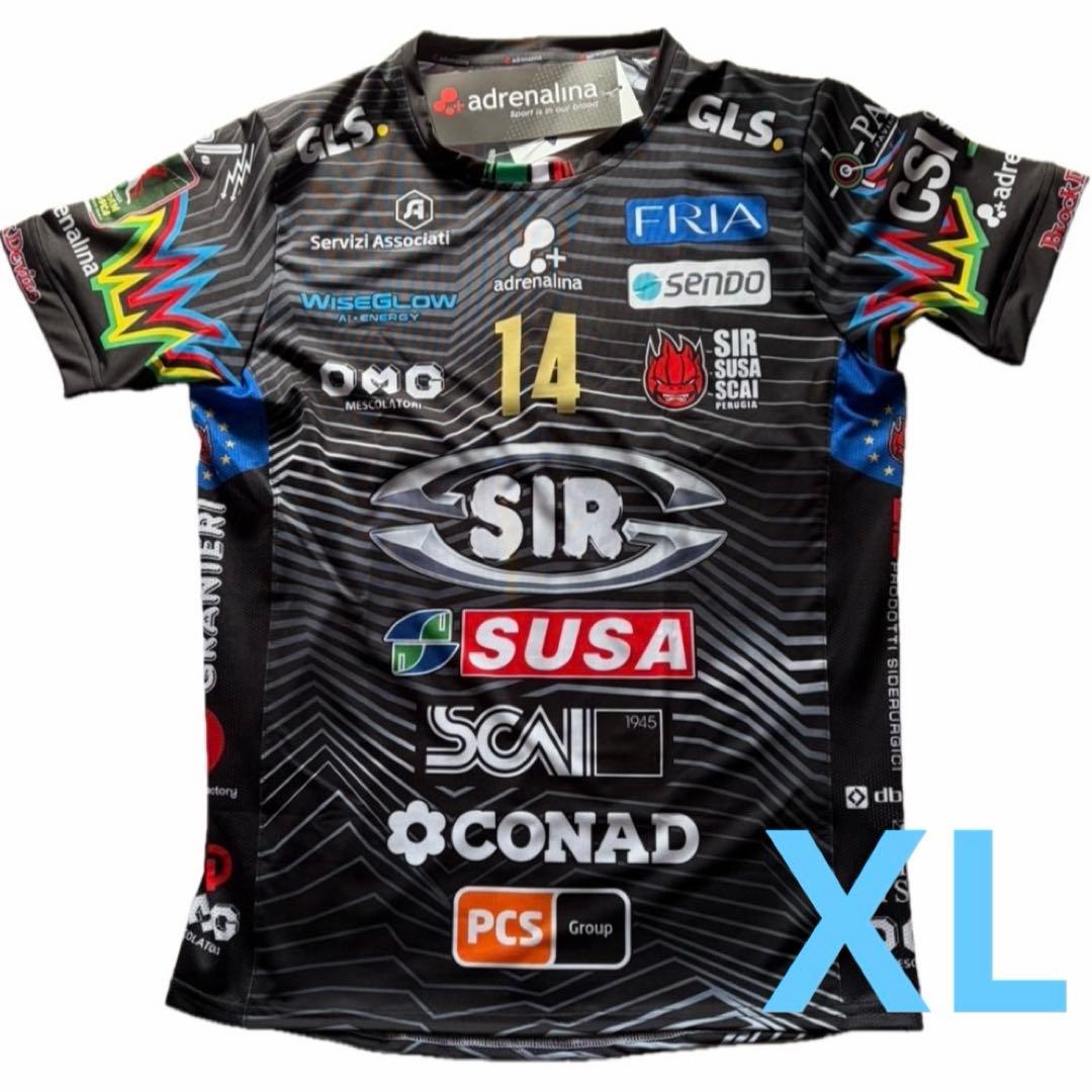 石川祐希　ペルージャ　ユニフォーム　25/26　ホーム（黒）　XLサイズ