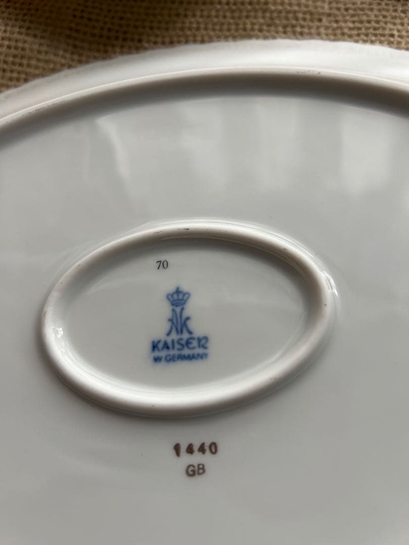 【新品未使用・高島屋購入】KAISER カイザー 花柄 洋食器セット 西ドイツ製