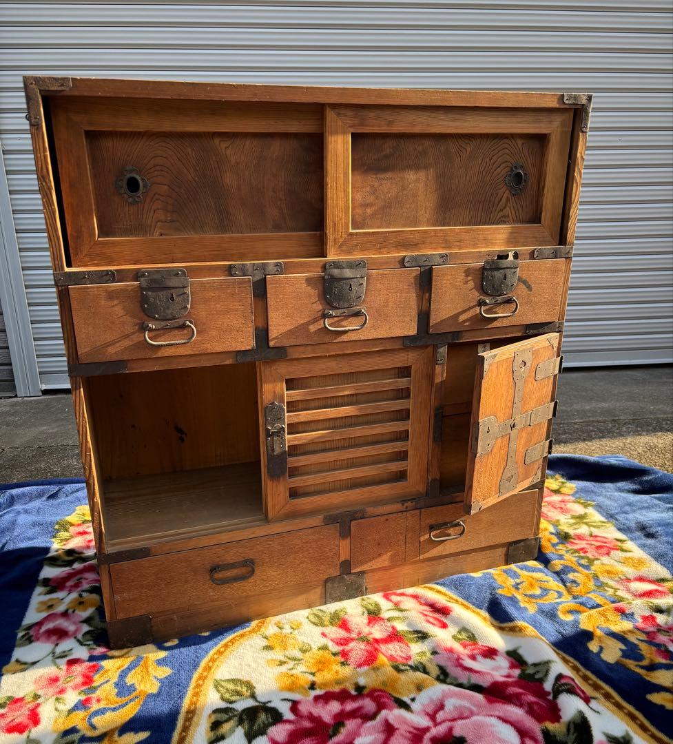 希少★時代箪笥★アンティーク★和箪笥★古家具　★骨董★整理箪笥★金具箪笥
