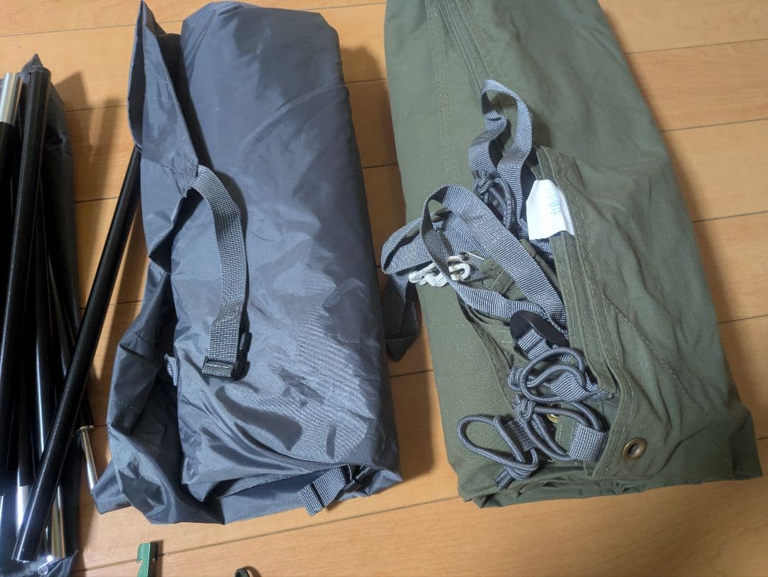 BUNDOKソロベース二股ポール付属