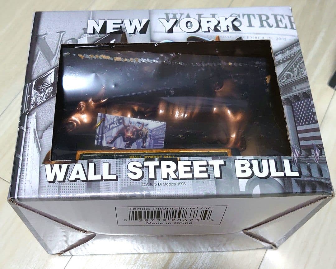 チャージング・ブル銅像、ウォール街