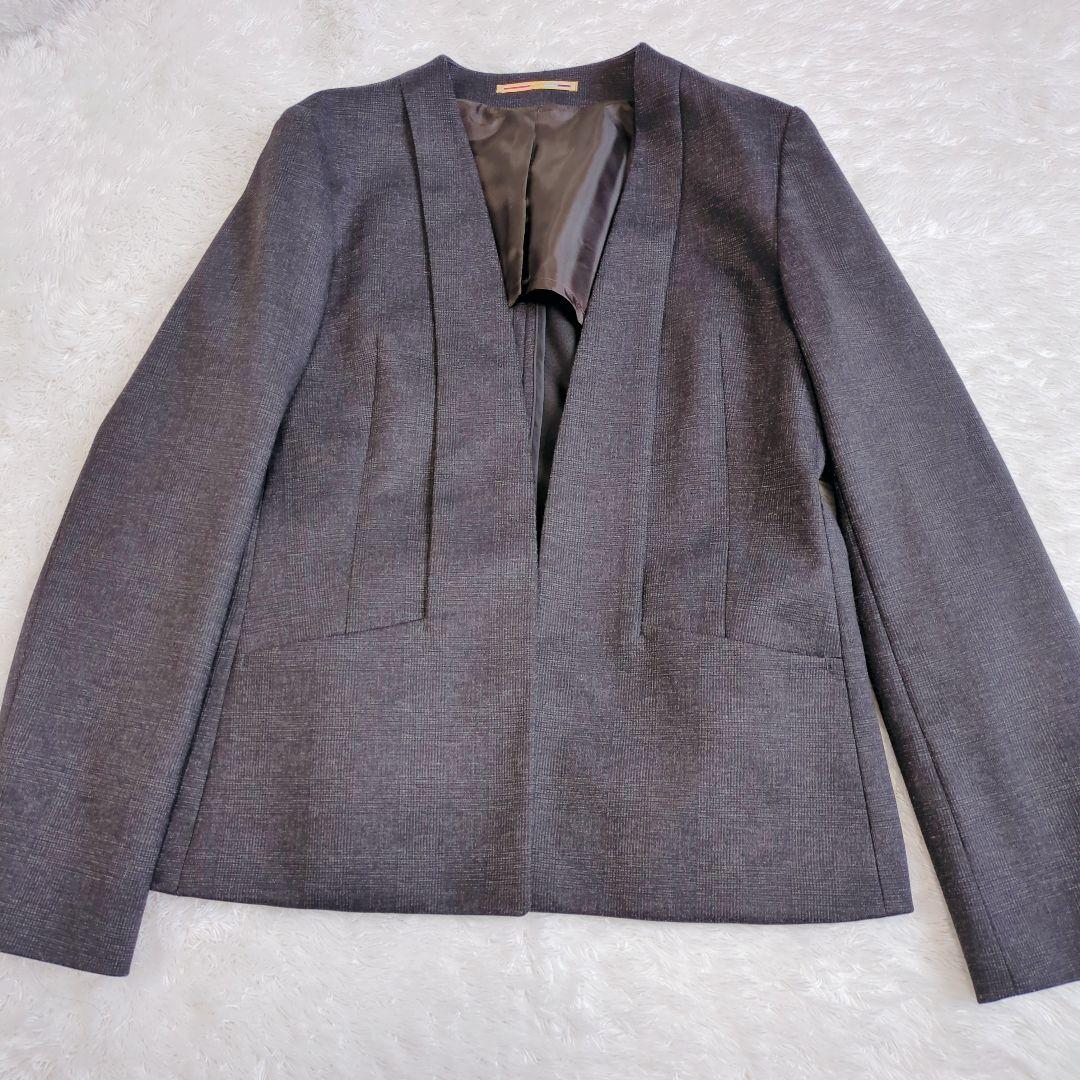 オリヒカ ライム ノーカラー パンツ スーツ 3点セット　洗える 近年モデル