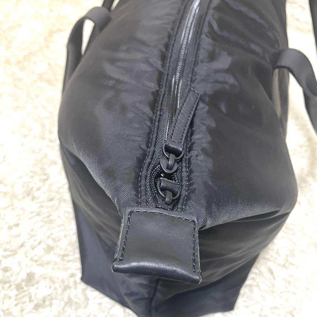 PORTER ボストンバッグ　大容量　ナイロン　レザー　ブラック　肩掛けOK