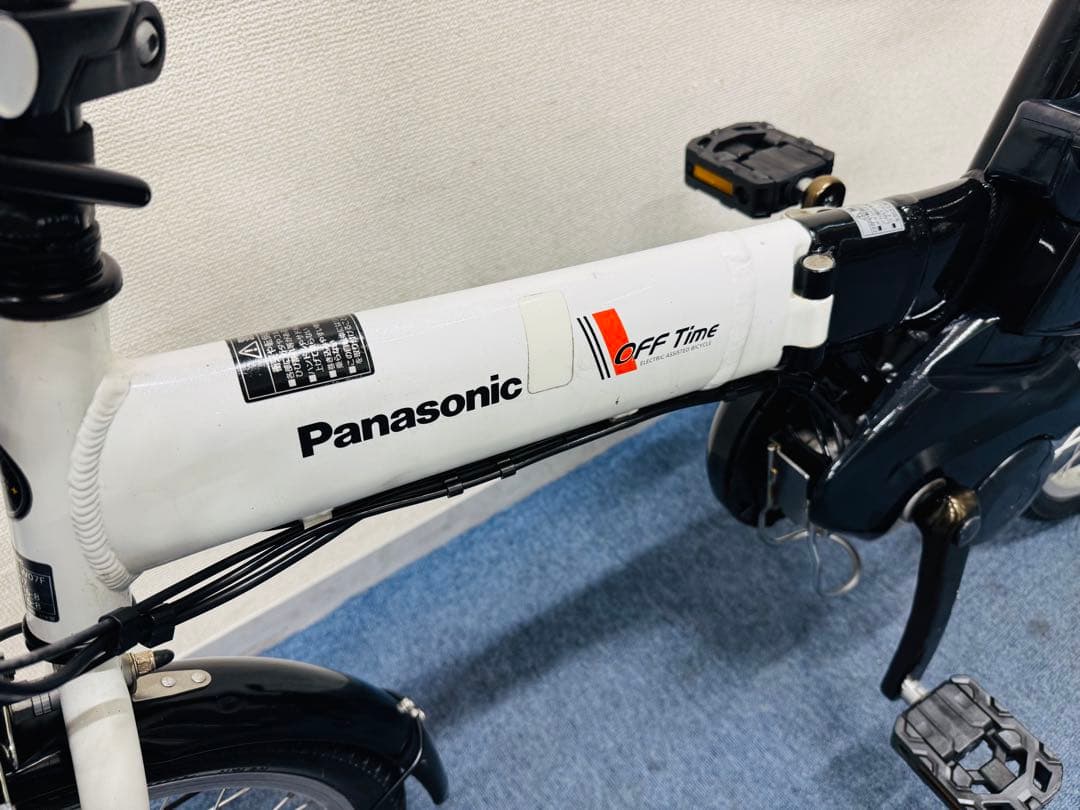 パナソニック オフタイム 折りたたみ 16Ah 電動自転車中古G72G53757