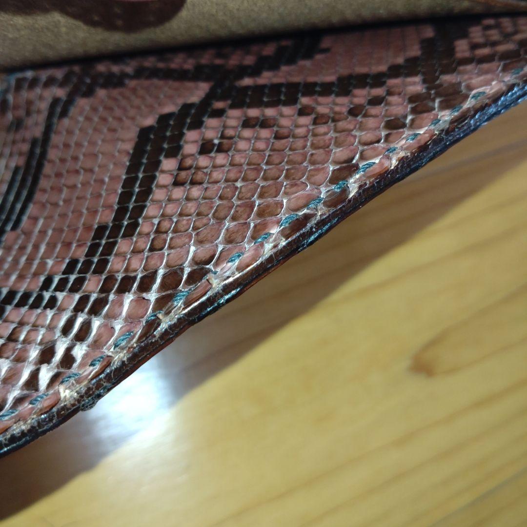 今月限定価格　ビーズ屋公ちゃん　クロコ茶　財布