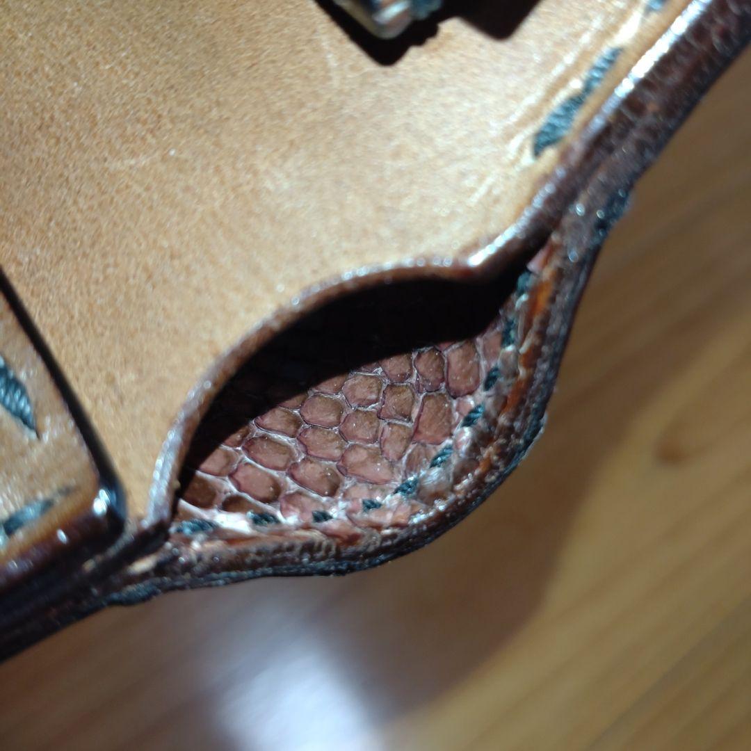 今月限定価格　ビーズ屋公ちゃん　クロコ茶　財布