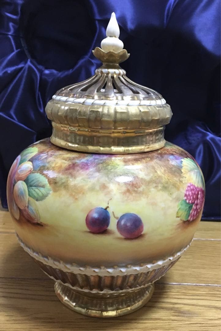  WORCESTER☆フルーツ☆手描き☆22金