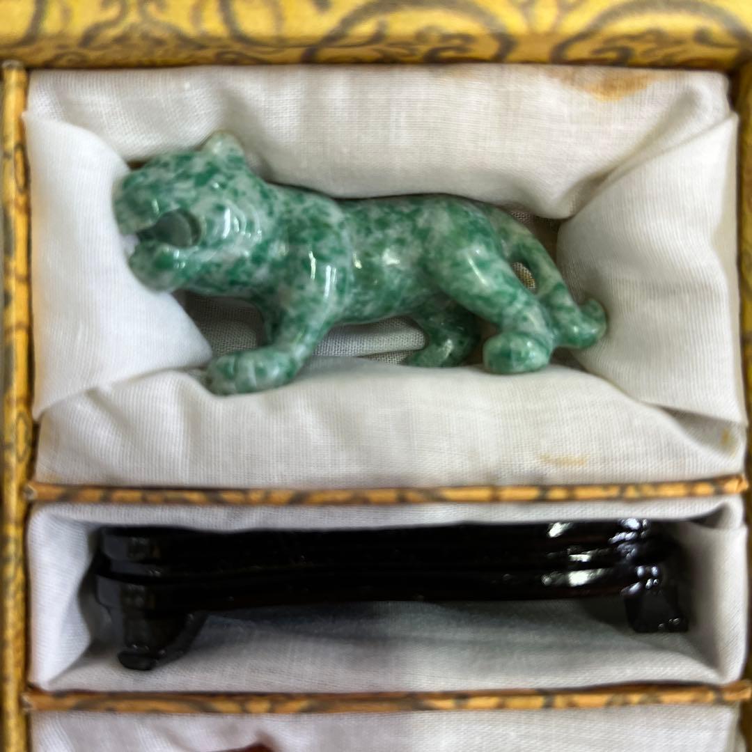 石製虎の置物セット 6個セット