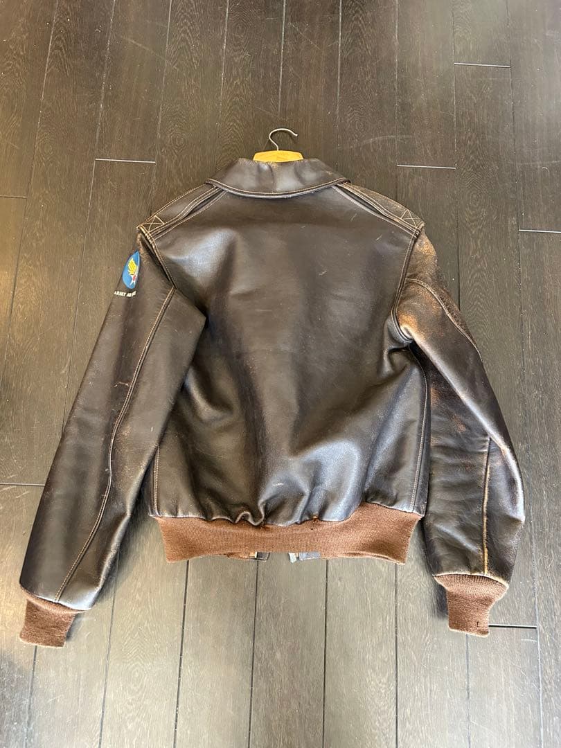 リアルマッコイズ　A-2 レザー　フライトジャケット　36