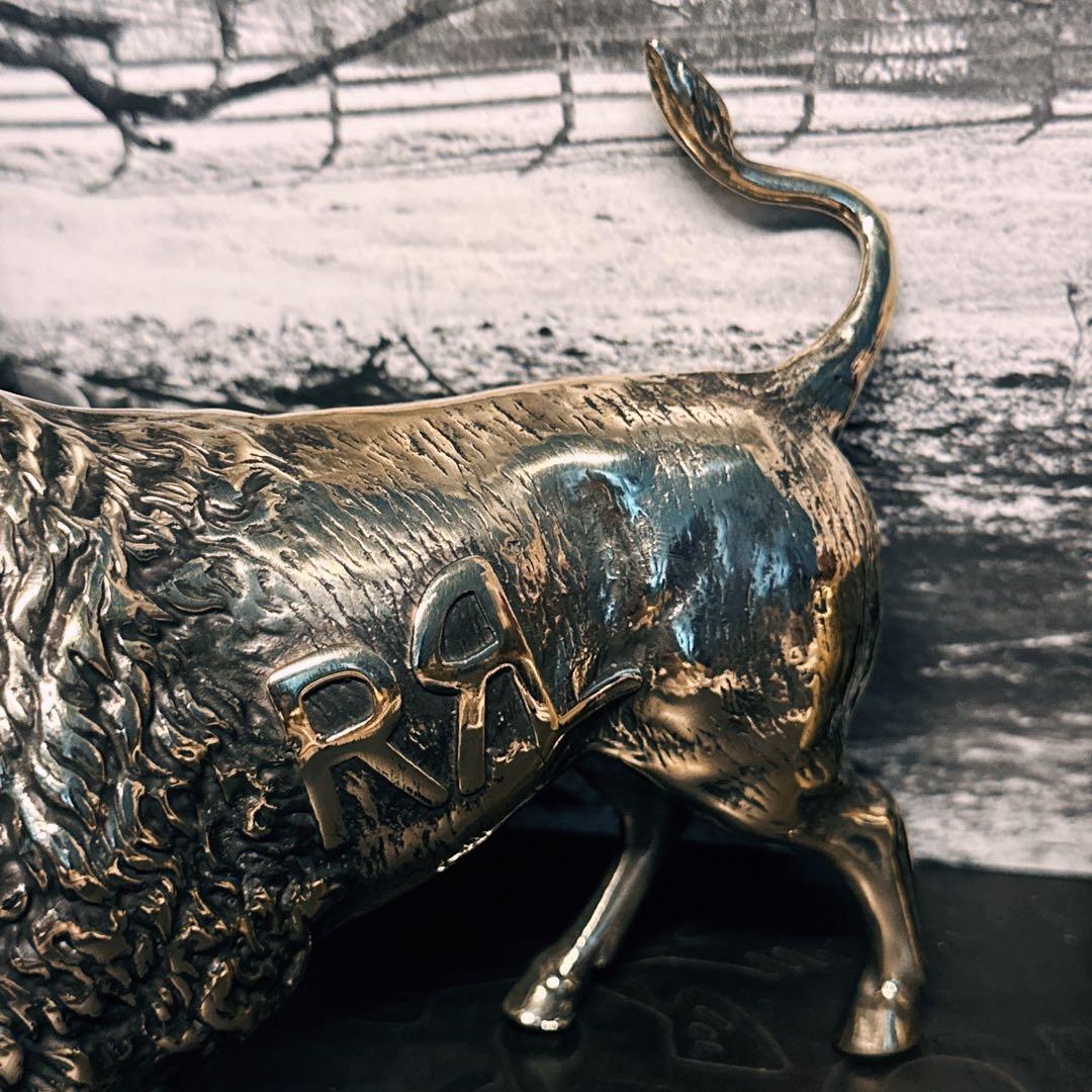 RRLクラシック イエローストーン バイソン ブロンズ像