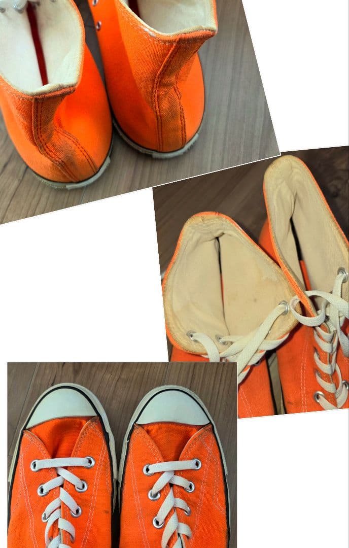 80s usa converse コンバース オールスター ハイ オレンジ レア