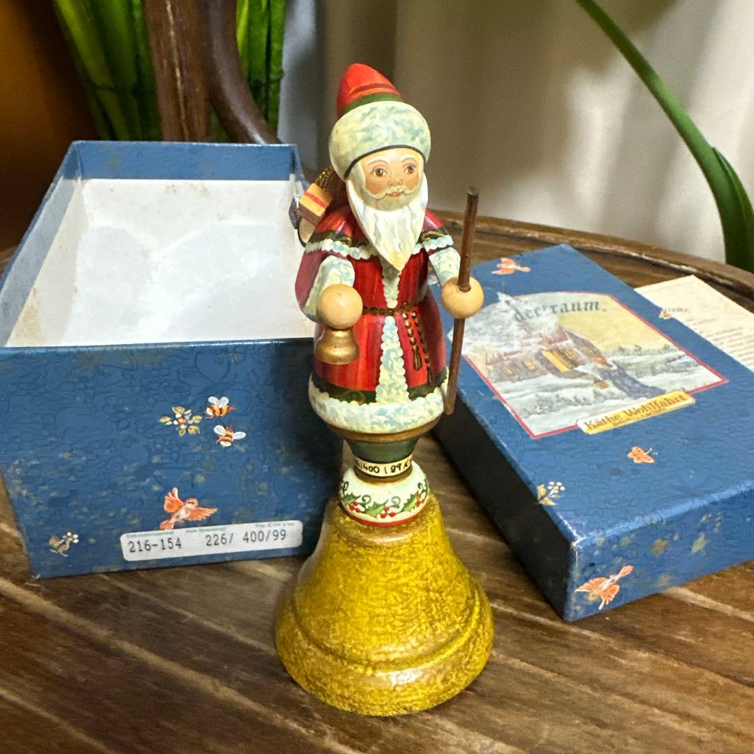 Kathe Wohlfart 1999年　サンタクロースベル 箱付き