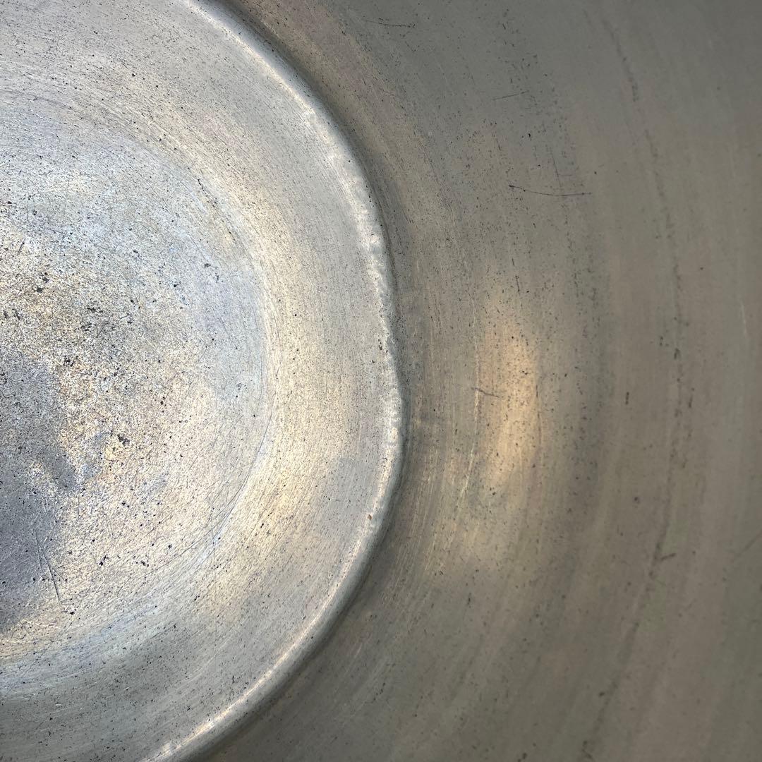 業務用　大型アルミニウム製寸胴鍋　大容量　両手取っ手付き　内径約48㎝　材分厚い