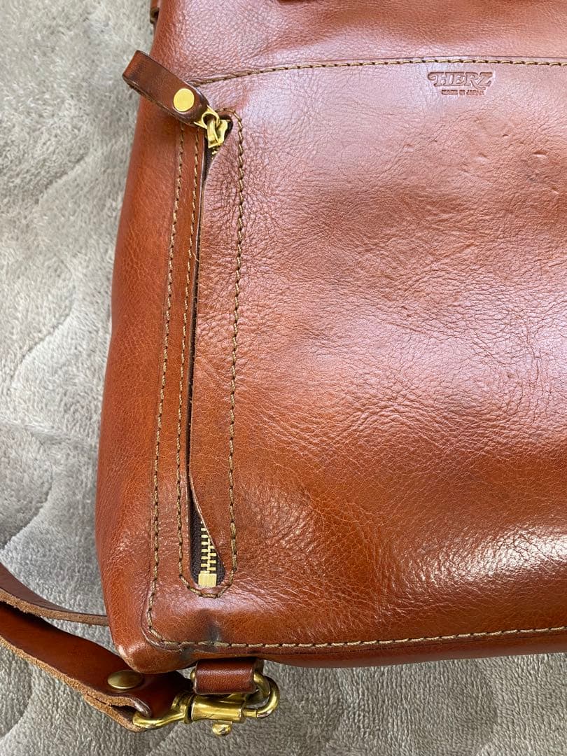 【お値下げ】HERZ ラックスリュック R-143-N ブラウン(内ポケット付)