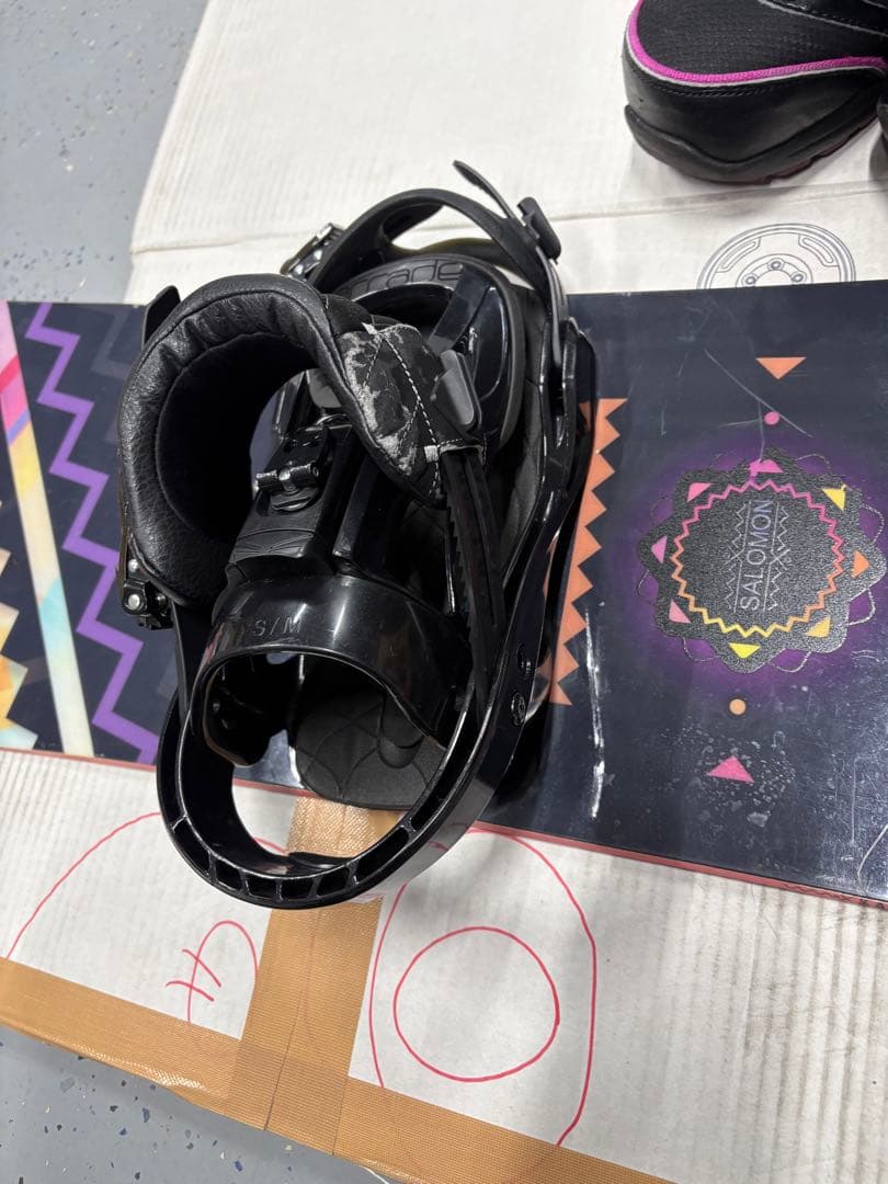 サロモン　レディース　ブーツ 23.5cm ボード 142cm 中古セット