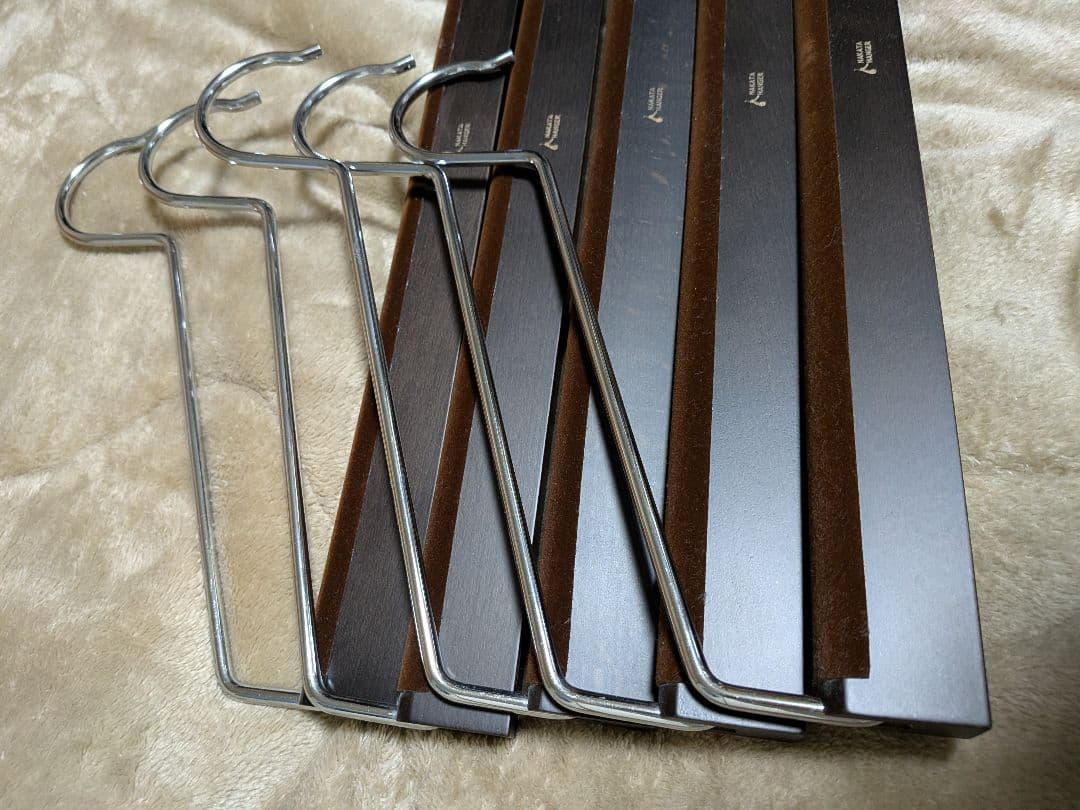 ナカタ　スラックスハンガー　5本セット