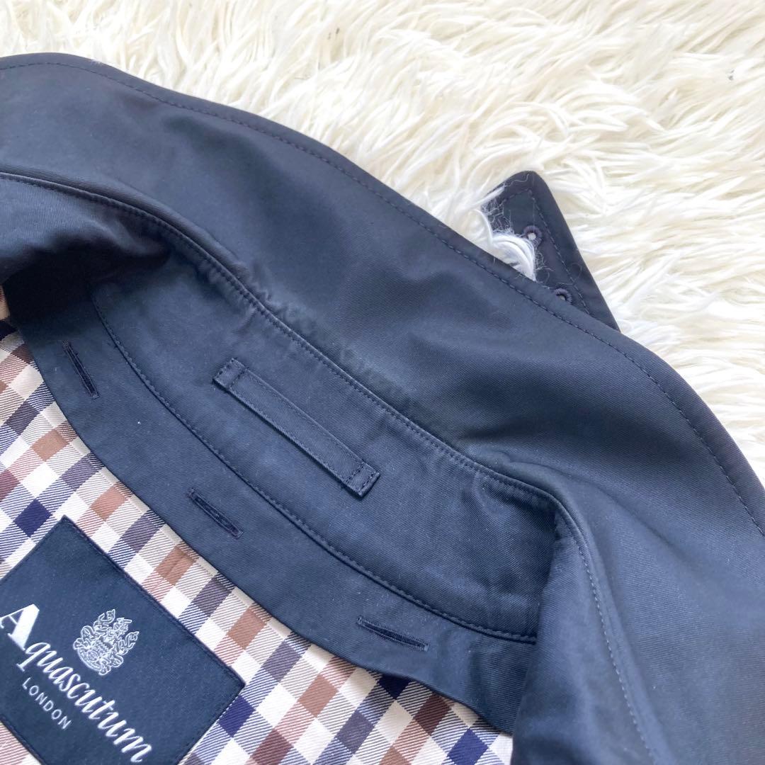 Aquascutum トレンチコート　シングル　ベルト　アクアテックII