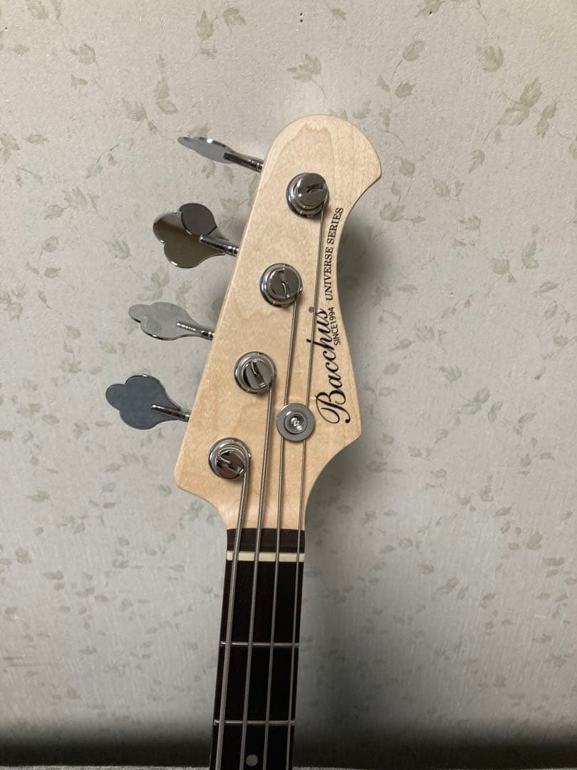 [美品] ミニエレキベース BACCHUS WJB-Mini OWH