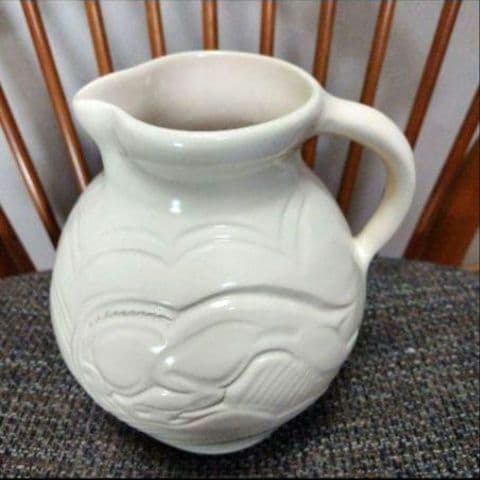 スージークーパー、超レアー、超美品、アールデコ「リーピングディア」花びん/水差し