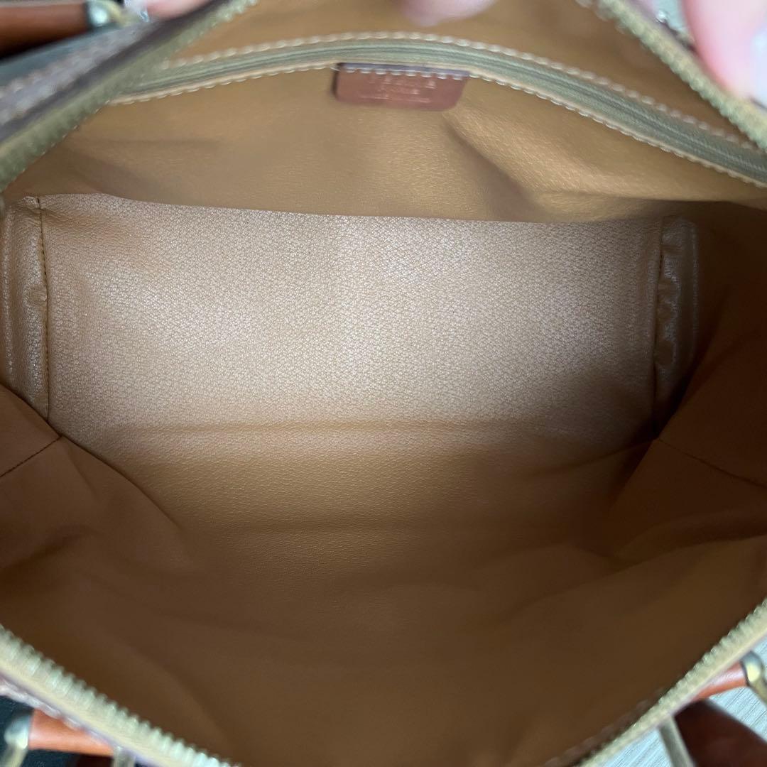 オールドセリーヌ マカダム柄 ボストンバッグ ヴィンテージ old celine