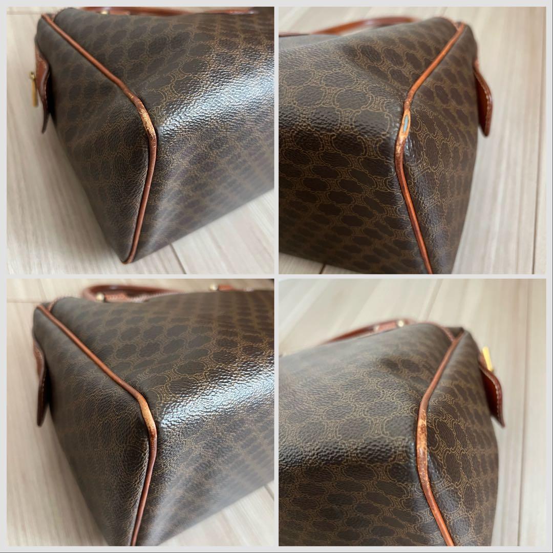 オールドセリーヌ マカダム柄 ボストンバッグ ヴィンテージ old celine