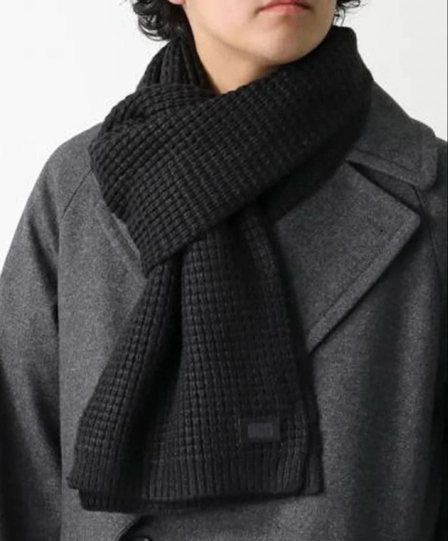 タグ付き UGG Waffle Scarf ブラック