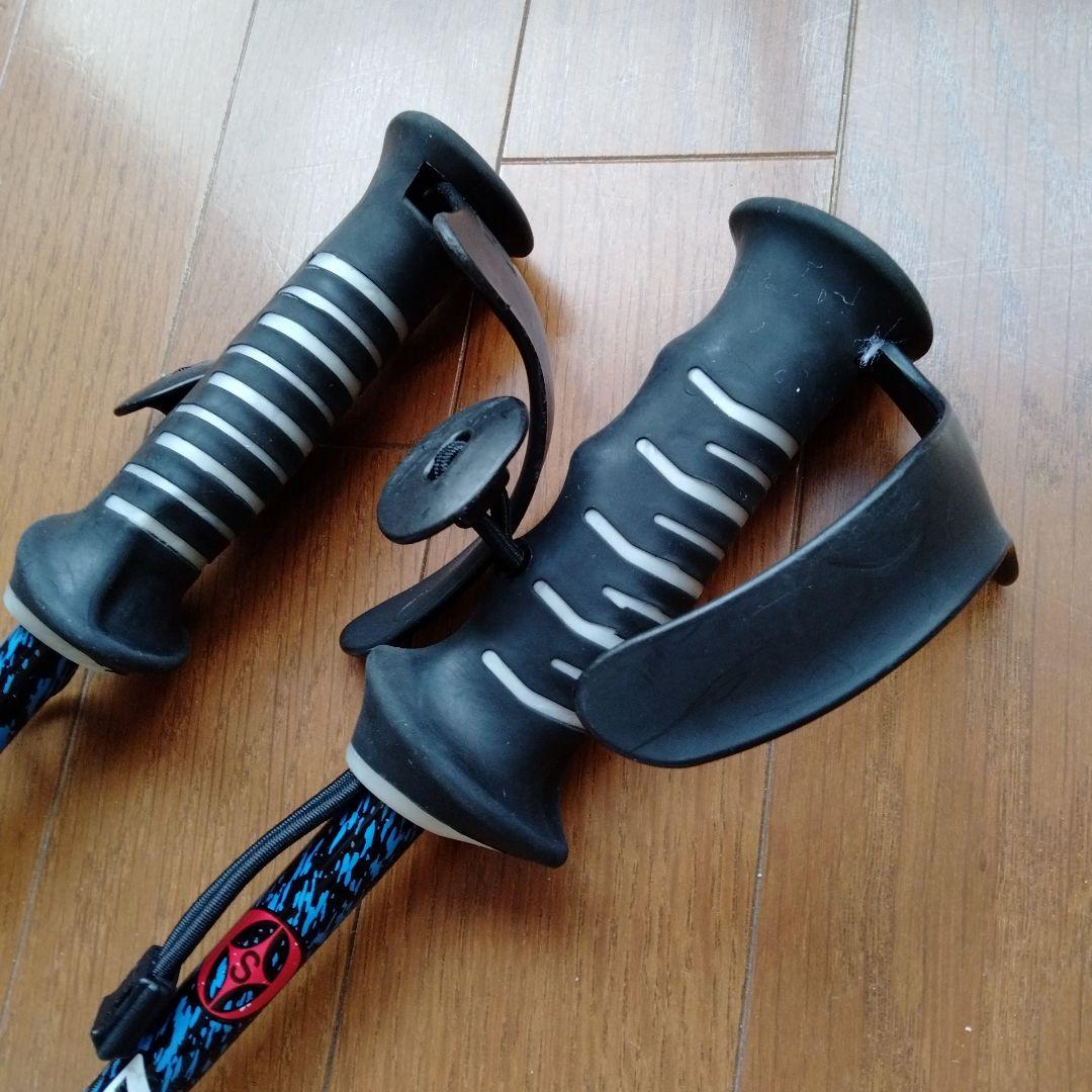 【kun　本日限り】オガサカスキー伸縮ポール 100〜123cm調整可能