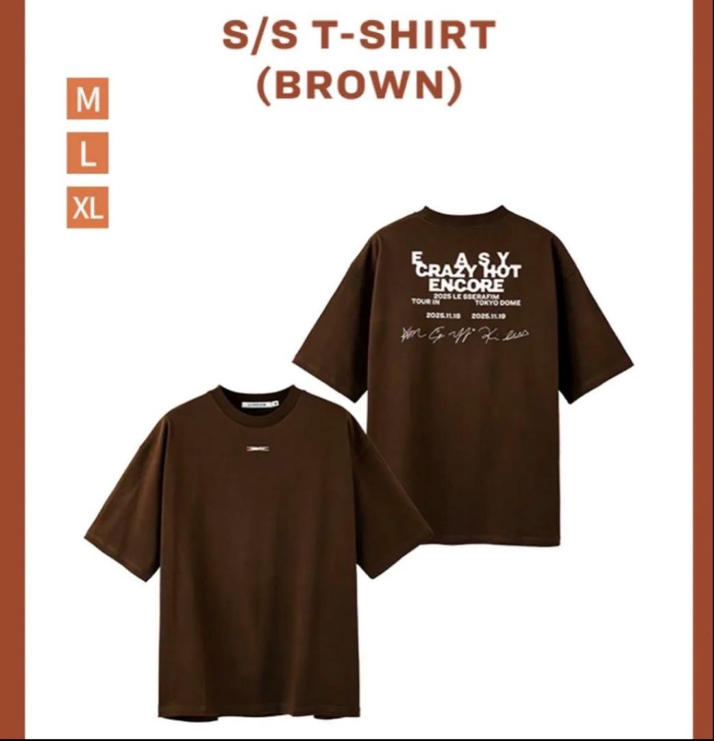 le sserafim EASY CRAZY HOT 東京ドーム　Tシャツ　L