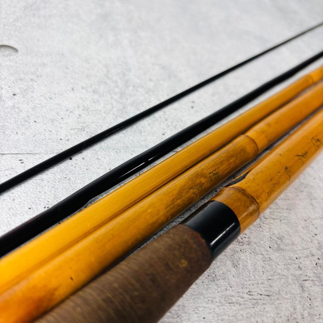 遊魚 4.5m ヘラブナ ヘラ竿 5本継 欠けなし 鮎 渓流 竹釣竿 ロッド