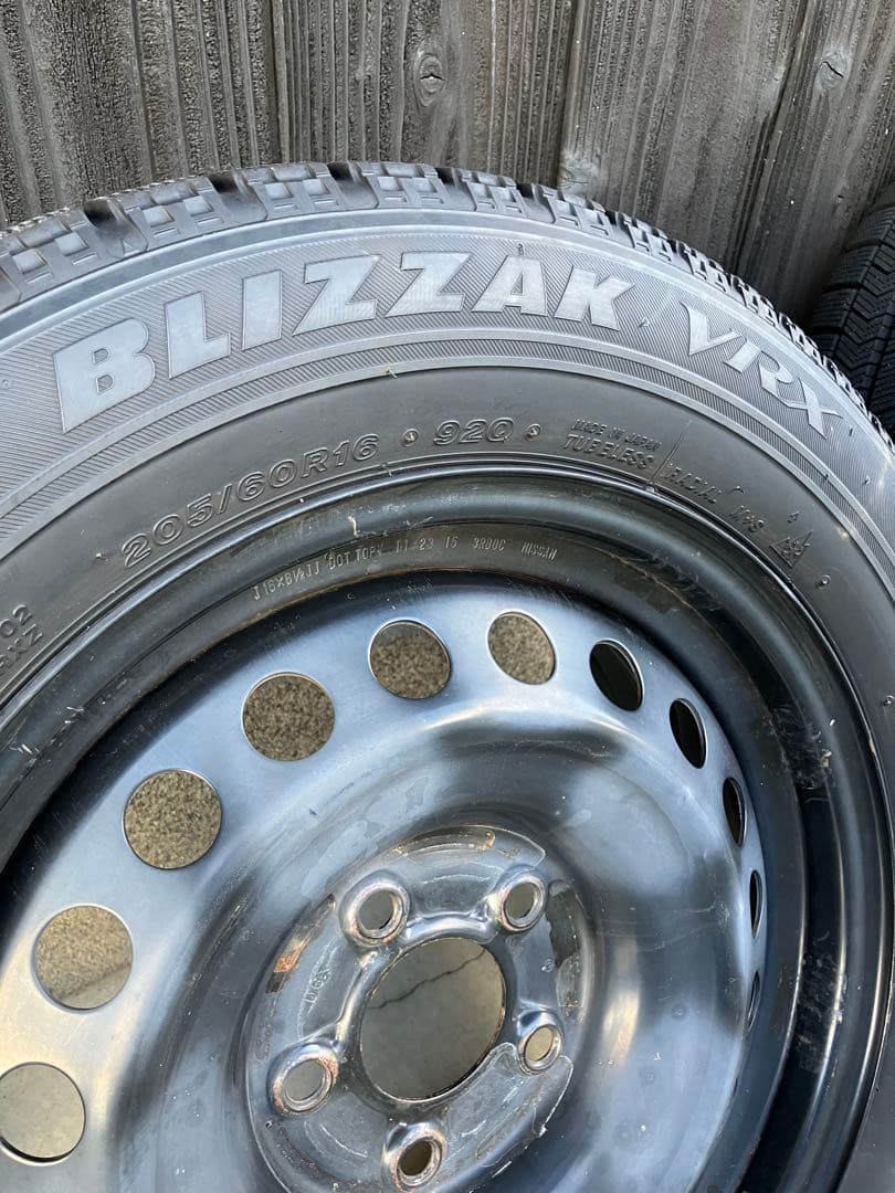 ブリヂストン BLIZZAK VRX 205/60R16 4本セット