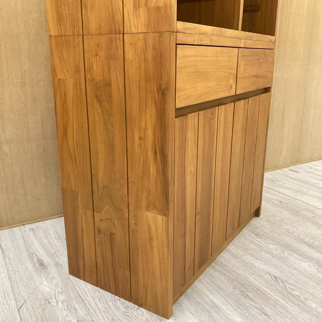 unico ウニコ ブレス　書棚　 カップボード 　食器棚　チーク無垢材