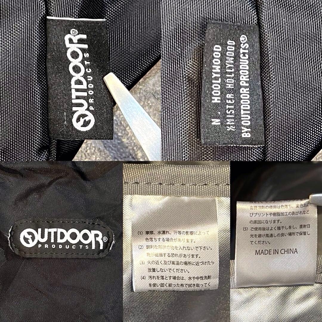 【美品】N.HOOLYWOOD×OUTDOOR PRODUCTSトートバッグ黒銀