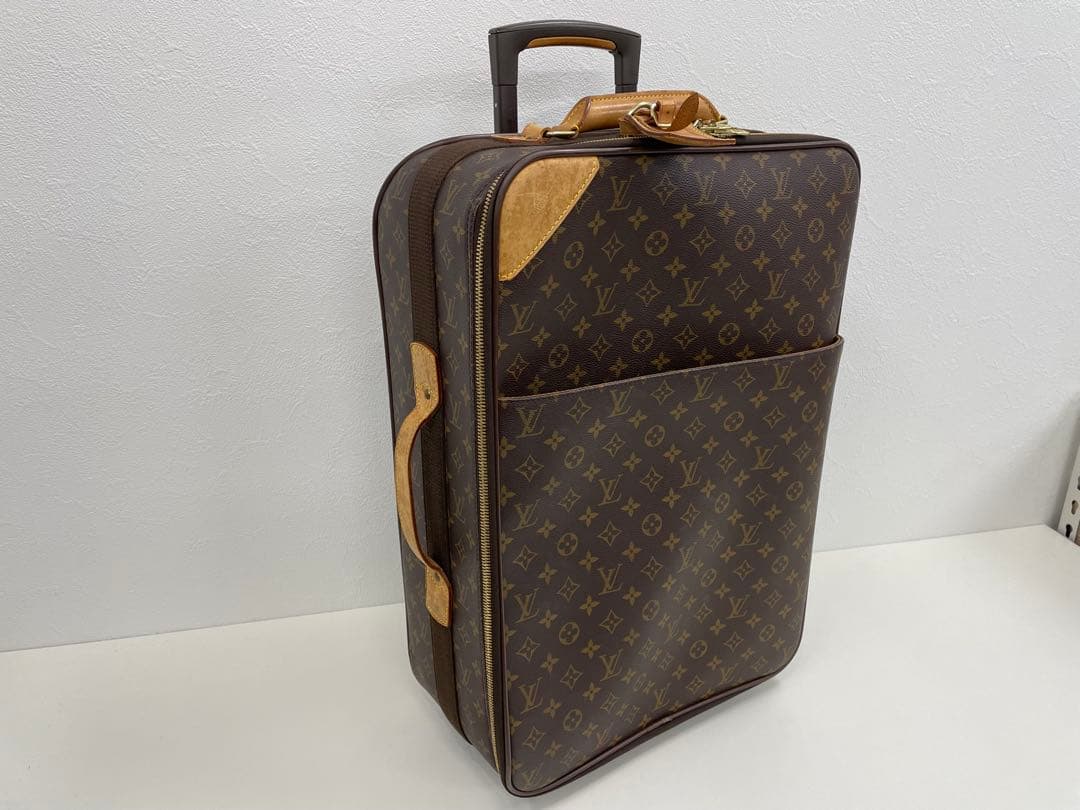【美品】ルイヴィトン M23294 ぺガス55 キャリーケース モノグラム