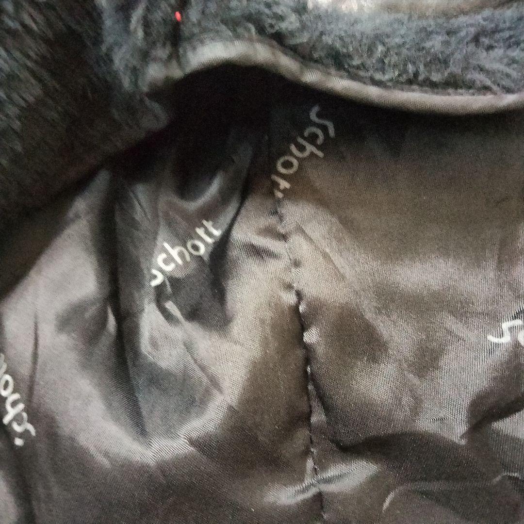 Schott ショット レザーシングルライダースジャケット 36　ライナー付き