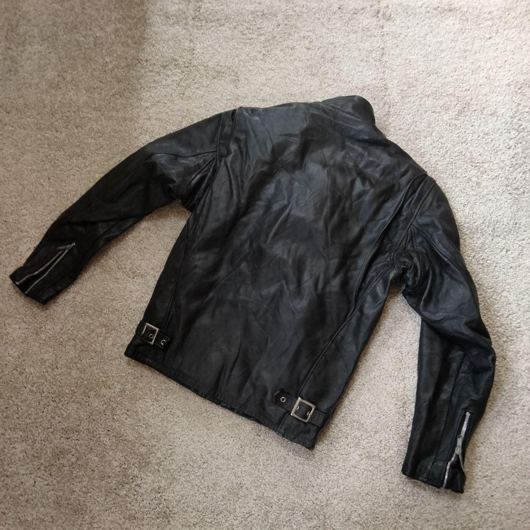 Schott ショット レザーシングルライダースジャケット 36　ライナー付き