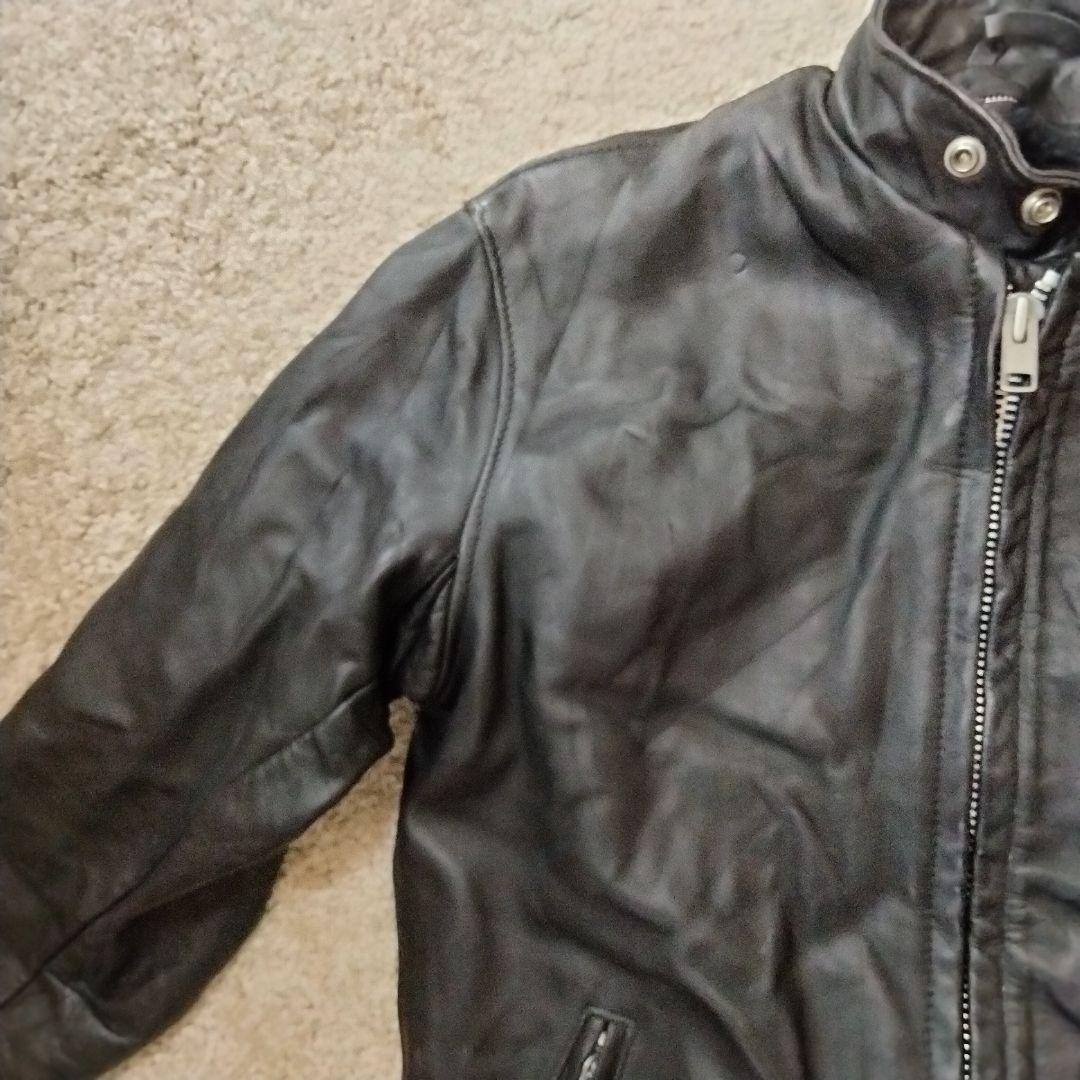 Schott ショット レザーシングルライダースジャケット 36　ライナー付き