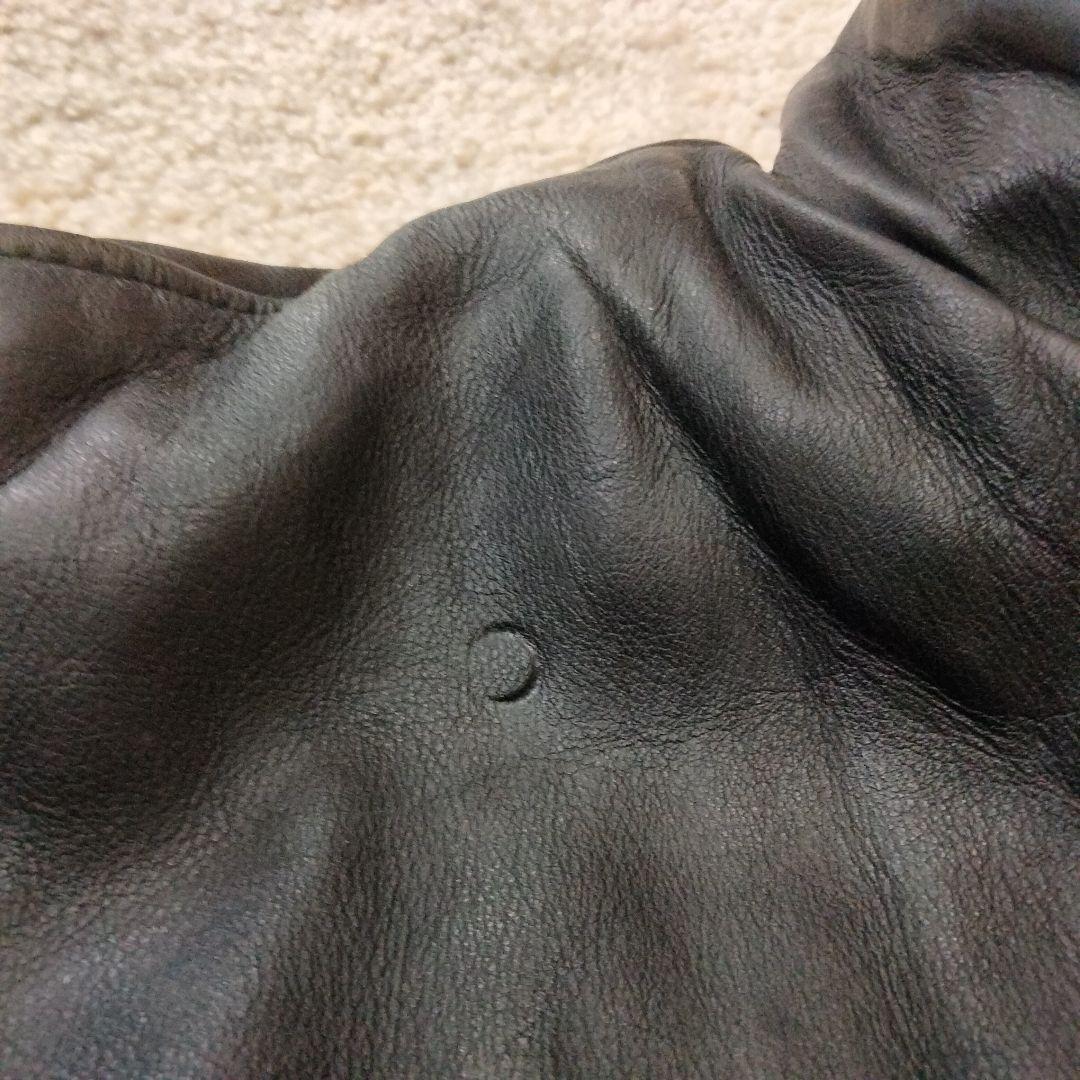 Schott ショット レザーシングルライダースジャケット 36　ライナー付き