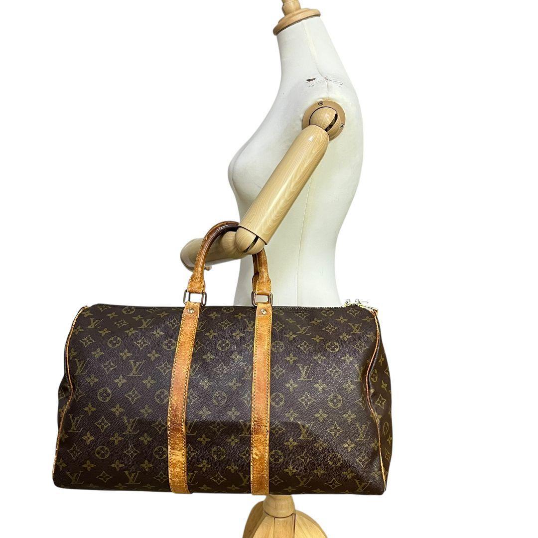 鑑定済　ルイヴィトン　モノグラム　キーポル 45　ボストンバッグ　旅行用バッグ