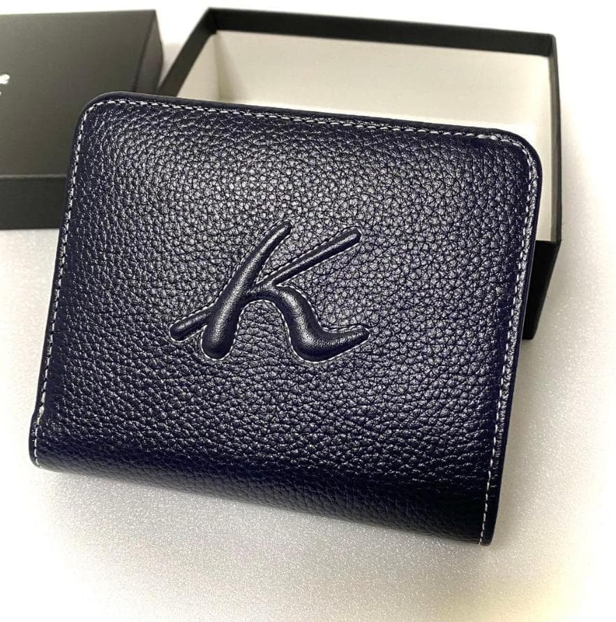 【美品・未使用】kitamura K2｜牛革二つ折り財布 U-128