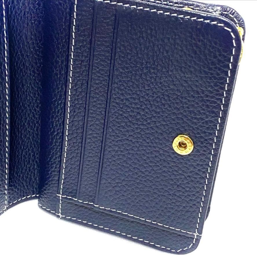 【美品・未使用】kitamura K2｜牛革二つ折り財布 U-128