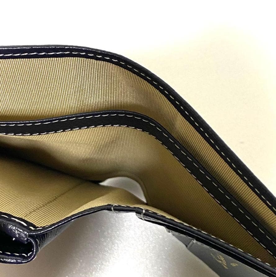 【美品・未使用】kitamura K2｜牛革二つ折り財布 U-128