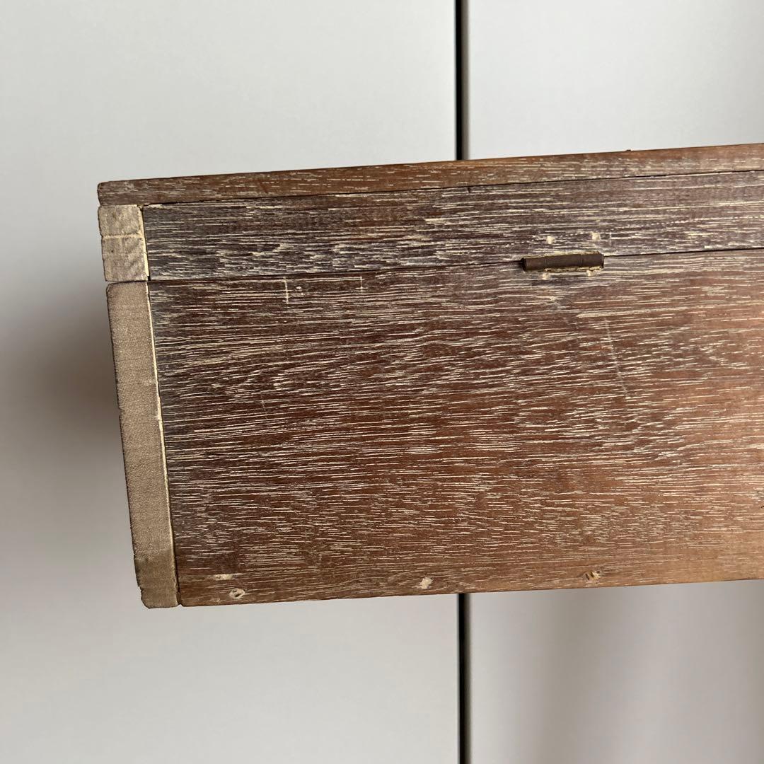 木箱 ケース ボックス 木製 レトロ 昭和 アンティーク ビンテージ 木 家具